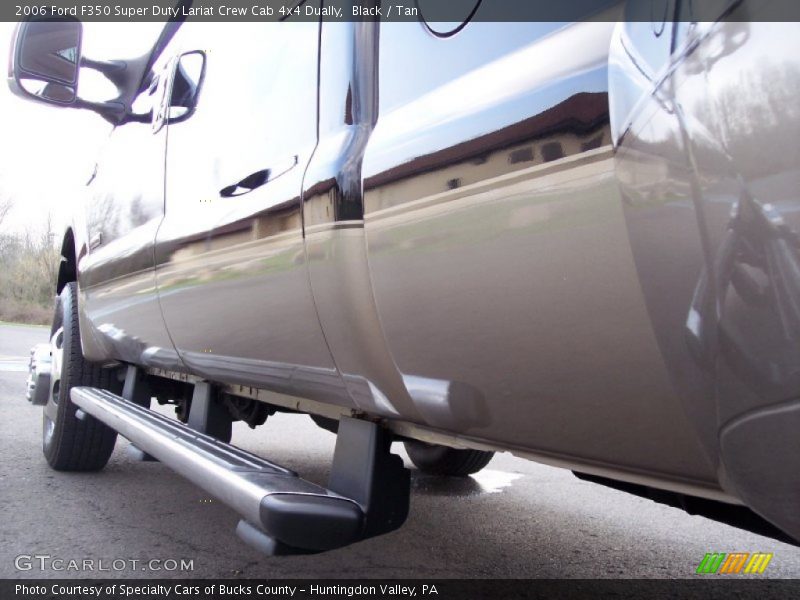 Black / Tan 2006 Ford F350 Super Duty Lariat Crew Cab 4x4 Dually