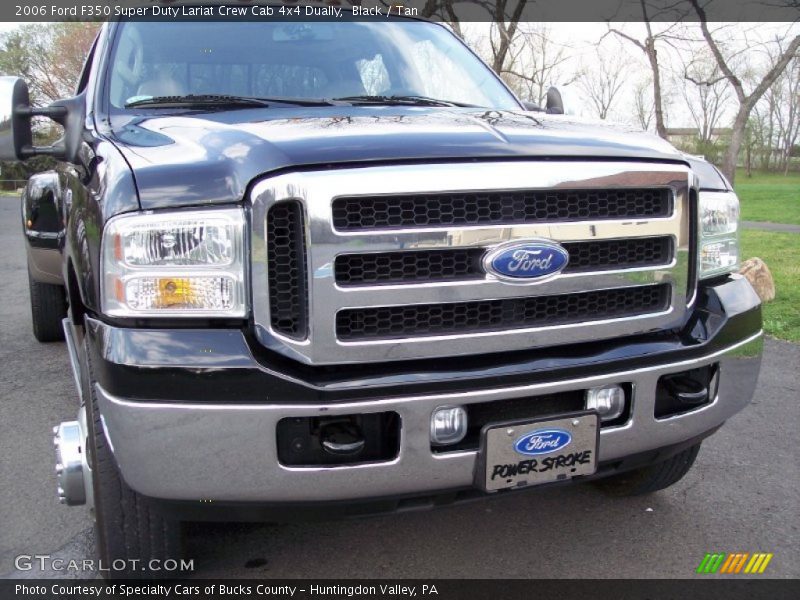 Black / Tan 2006 Ford F350 Super Duty Lariat Crew Cab 4x4 Dually