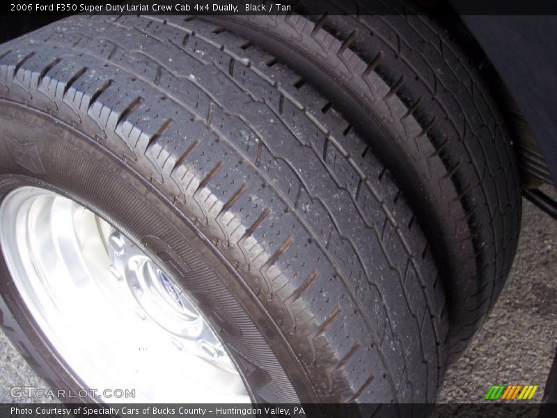 Black / Tan 2006 Ford F350 Super Duty Lariat Crew Cab 4x4 Dually