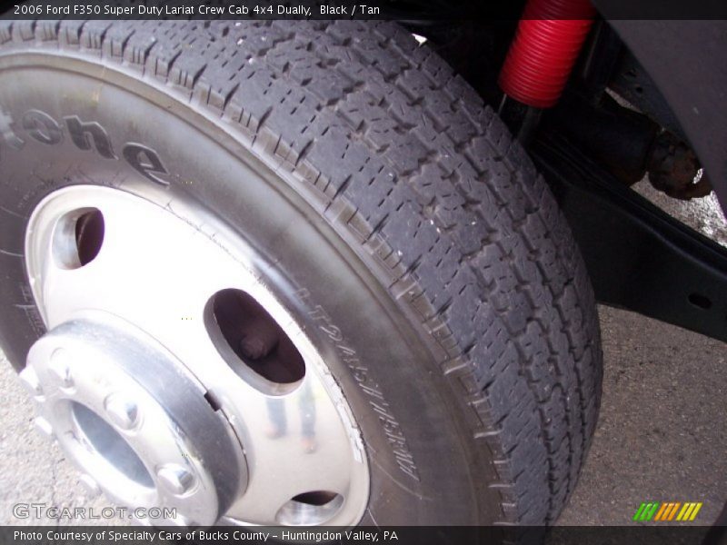 Black / Tan 2006 Ford F350 Super Duty Lariat Crew Cab 4x4 Dually
