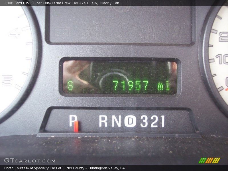 Black / Tan 2006 Ford F350 Super Duty Lariat Crew Cab 4x4 Dually