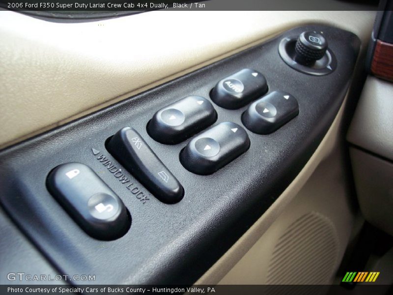Black / Tan 2006 Ford F350 Super Duty Lariat Crew Cab 4x4 Dually