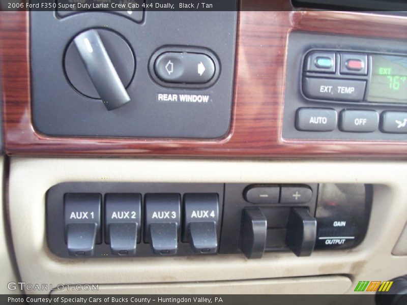 Black / Tan 2006 Ford F350 Super Duty Lariat Crew Cab 4x4 Dually