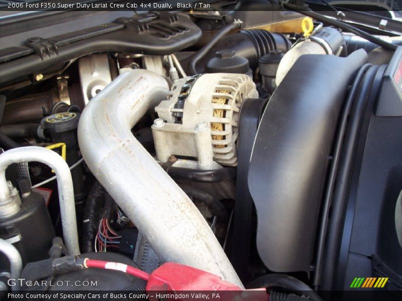 Black / Tan 2006 Ford F350 Super Duty Lariat Crew Cab 4x4 Dually