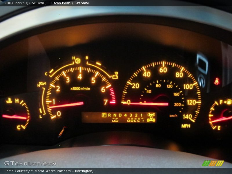 Tuscan Pearl / Graphite 2004 Infiniti QX 56 4WD