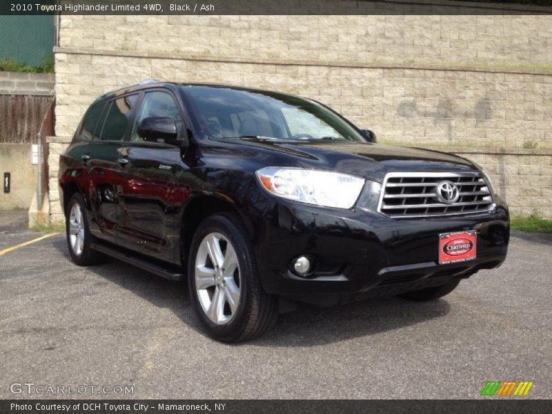 Black / Ash 2010 Toyota Highlander Limited 4WD