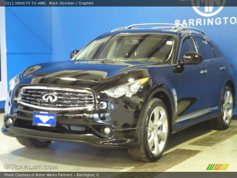 Black Obsidian / Graphite 2011 Infiniti FX 50 AWD