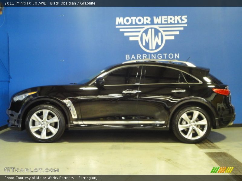 Black Obsidian / Graphite 2011 Infiniti FX 50 AWD