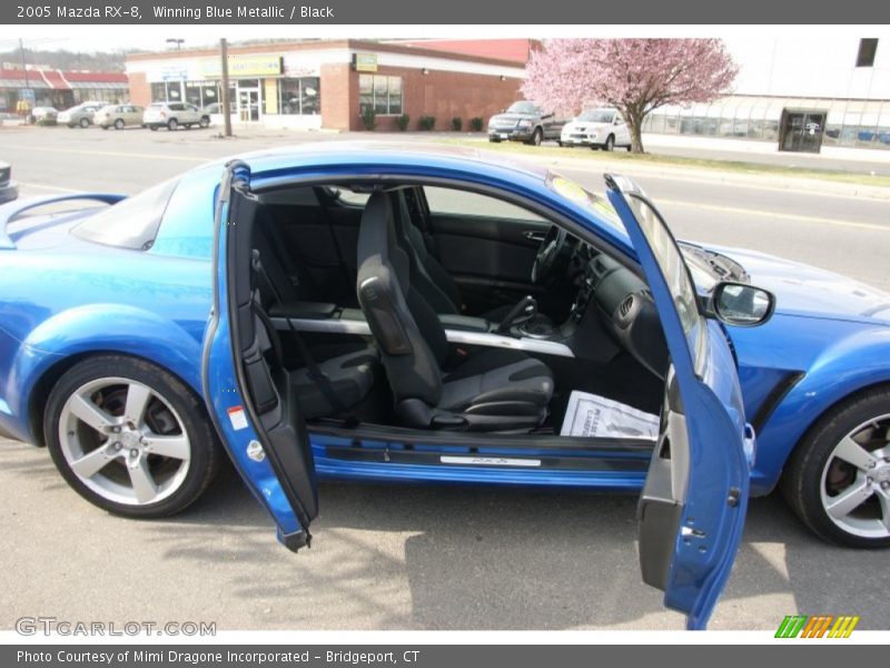 Winning Blue Metallic / Black 2005 Mazda RX-8