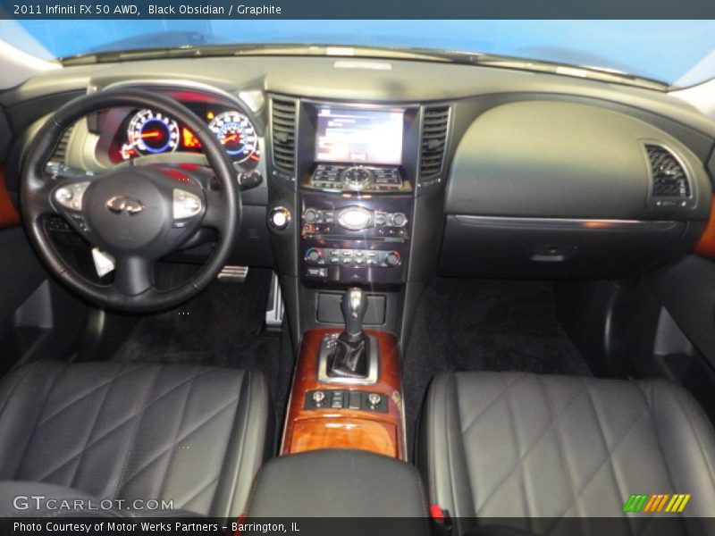 Black Obsidian / Graphite 2011 Infiniti FX 50 AWD