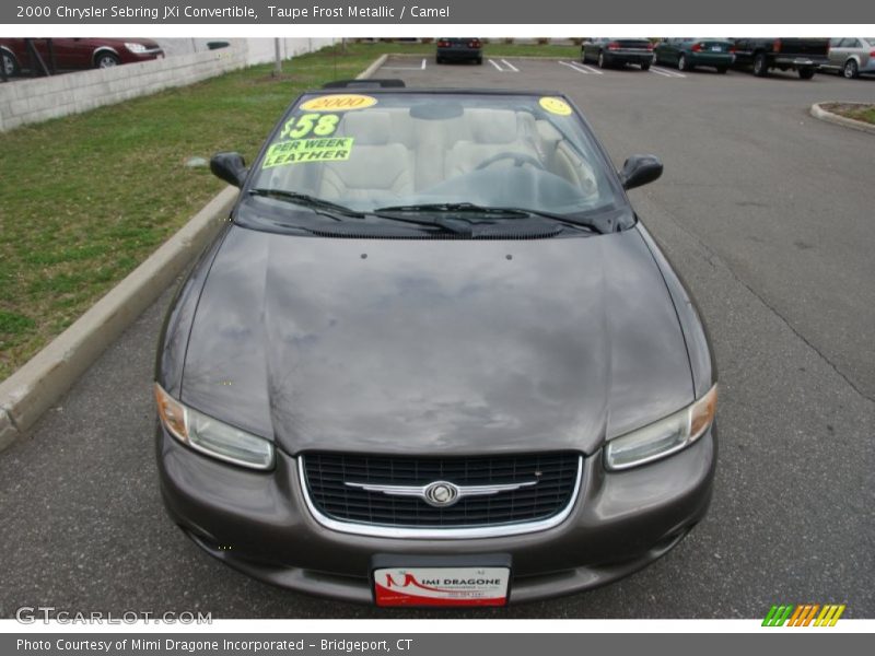 Taupe Frost Metallic / Camel 2000 Chrysler Sebring JXi Convertible