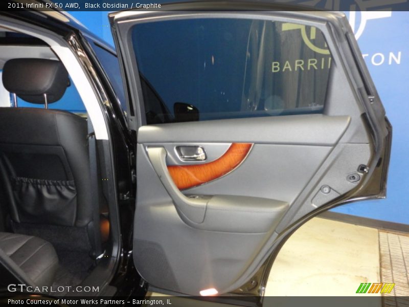 Black Obsidian / Graphite 2011 Infiniti FX 50 AWD
