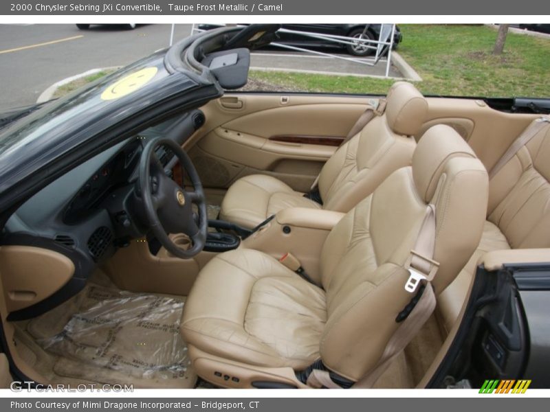Front Seat of 2000 Sebring JXi Convertible