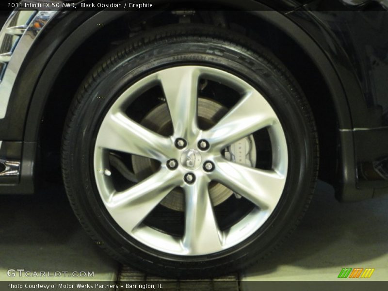 Black Obsidian / Graphite 2011 Infiniti FX 50 AWD