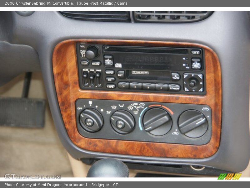 Controls of 2000 Sebring JXi Convertible