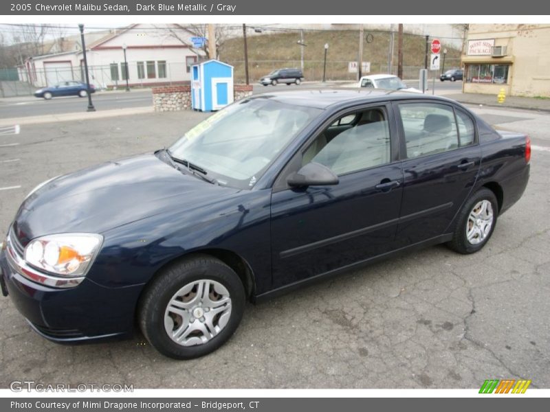Dark Blue Metallic / Gray 2005 Chevrolet Malibu Sedan