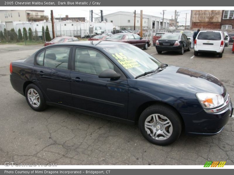 Dark Blue Metallic / Gray 2005 Chevrolet Malibu Sedan