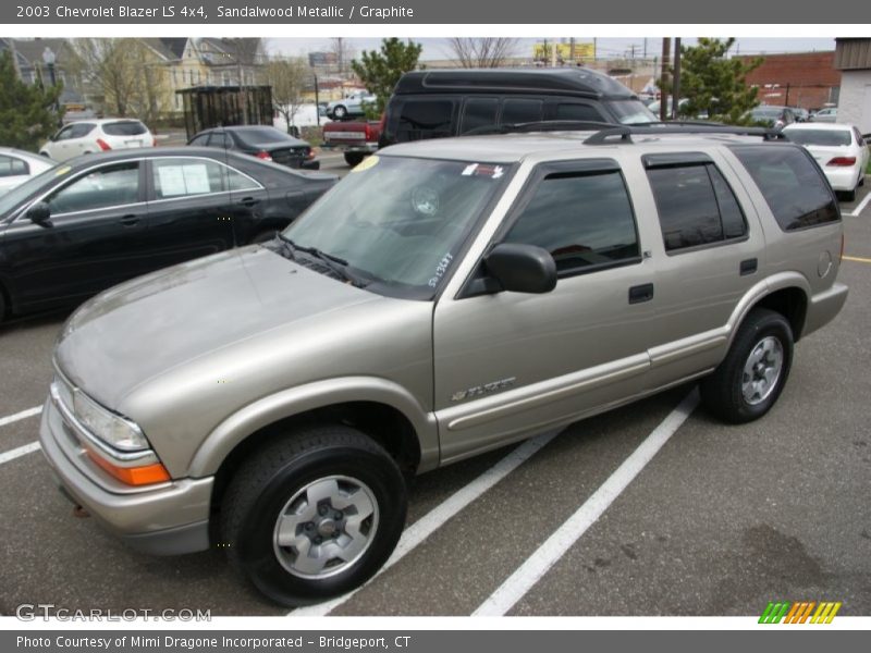 Sandalwood Metallic / Graphite 2003 Chevrolet Blazer LS 4x4