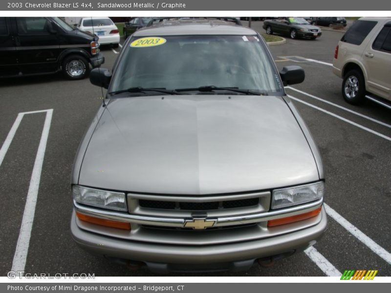 Sandalwood Metallic / Graphite 2003 Chevrolet Blazer LS 4x4