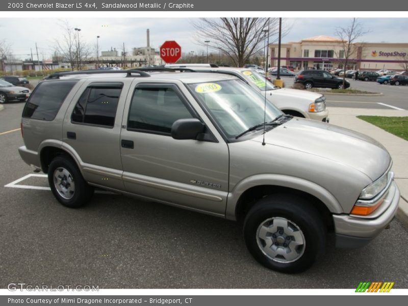 Sandalwood Metallic / Graphite 2003 Chevrolet Blazer LS 4x4