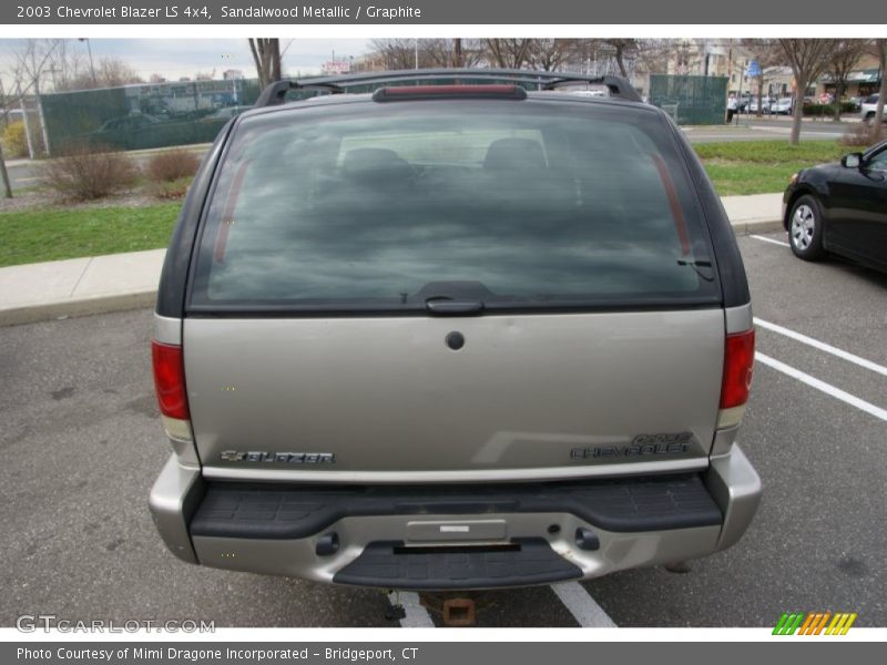 Sandalwood Metallic / Graphite 2003 Chevrolet Blazer LS 4x4