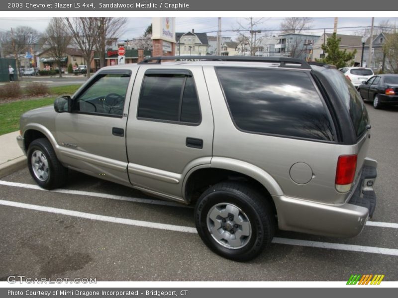 Sandalwood Metallic / Graphite 2003 Chevrolet Blazer LS 4x4