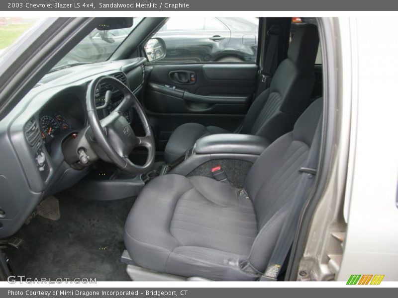 Sandalwood Metallic / Graphite 2003 Chevrolet Blazer LS 4x4