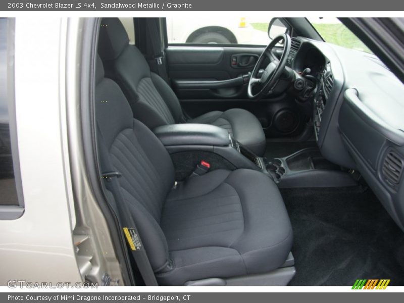 Sandalwood Metallic / Graphite 2003 Chevrolet Blazer LS 4x4