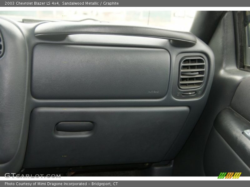 Sandalwood Metallic / Graphite 2003 Chevrolet Blazer LS 4x4