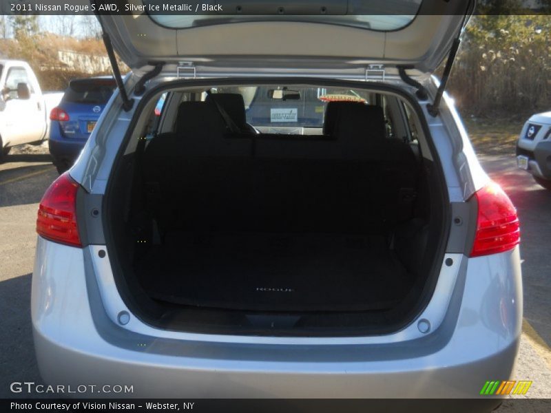 Silver Ice Metallic / Black 2011 Nissan Rogue S AWD