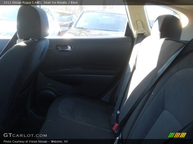 Silver Ice Metallic / Black 2011 Nissan Rogue S AWD