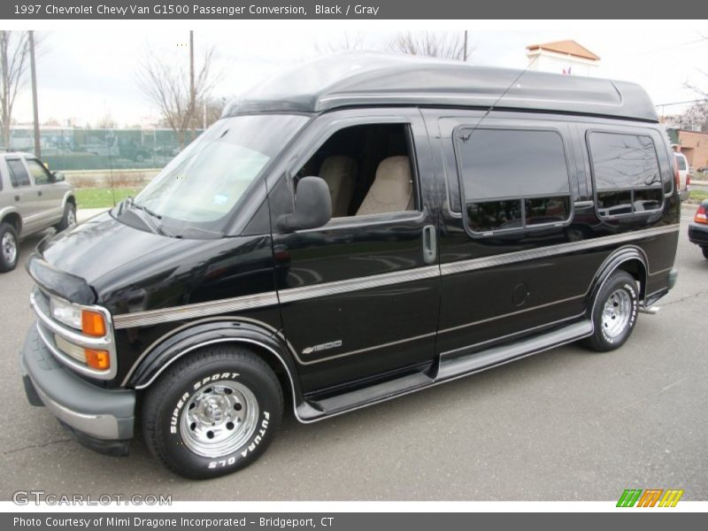 Black / Gray 1997 Chevrolet Chevy Van G1500 Passenger Conversion