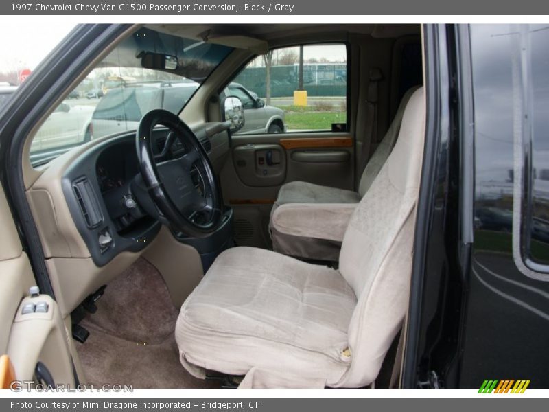 Black / Gray 1997 Chevrolet Chevy Van G1500 Passenger Conversion