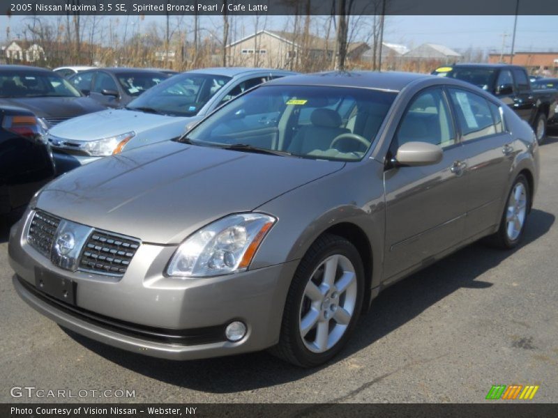 Spirited Bronze Pearl / Cafe Latte 2005 Nissan Maxima 3.5 SE