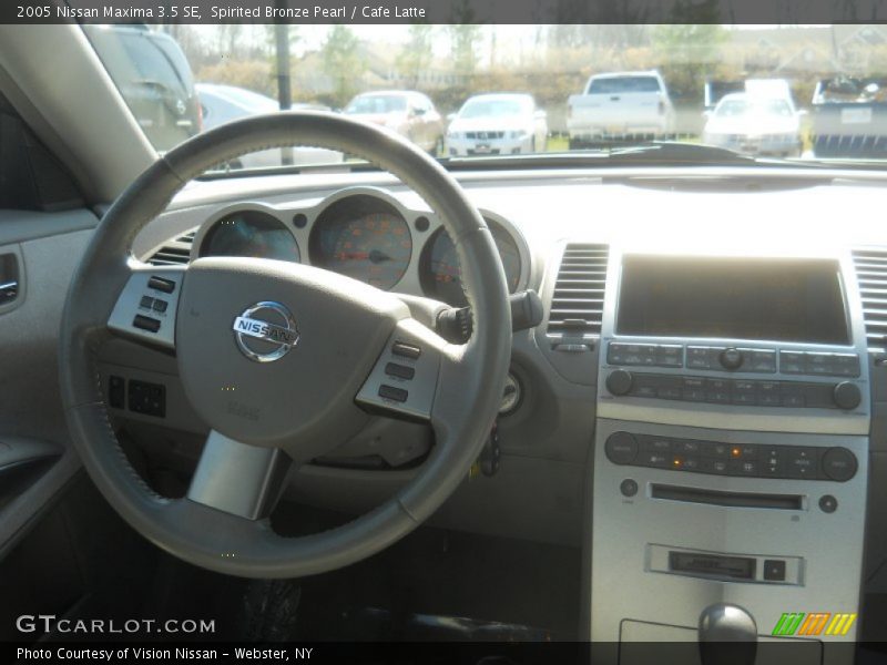 Spirited Bronze Pearl / Cafe Latte 2005 Nissan Maxima 3.5 SE