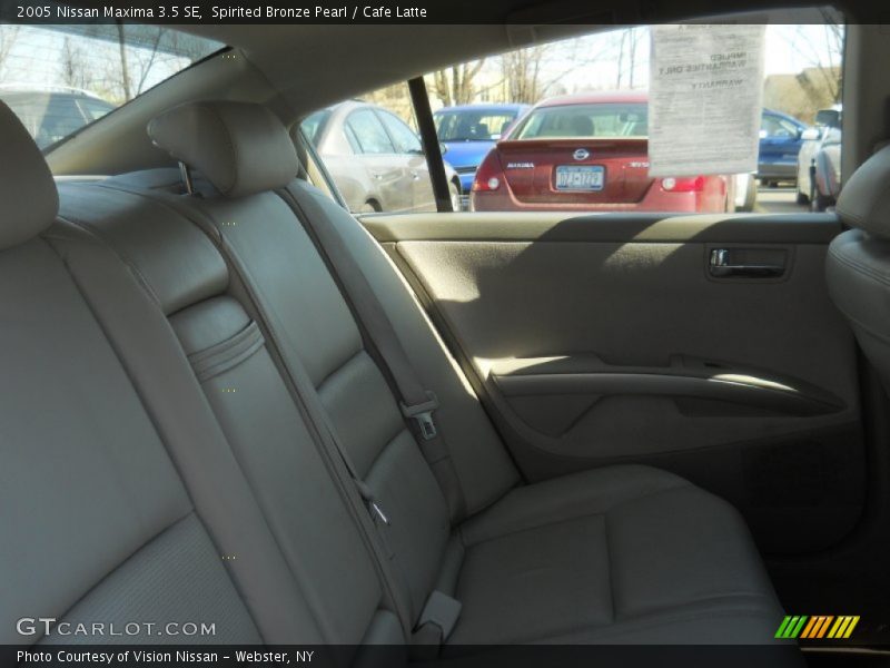 Spirited Bronze Pearl / Cafe Latte 2005 Nissan Maxima 3.5 SE