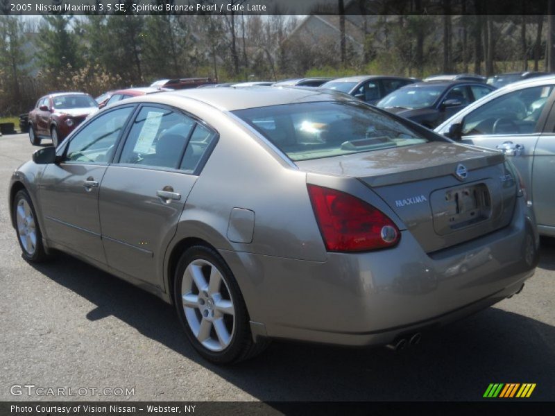 Spirited Bronze Pearl / Cafe Latte 2005 Nissan Maxima 3.5 SE