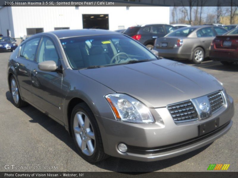 Spirited Bronze Pearl / Cafe Latte 2005 Nissan Maxima 3.5 SE