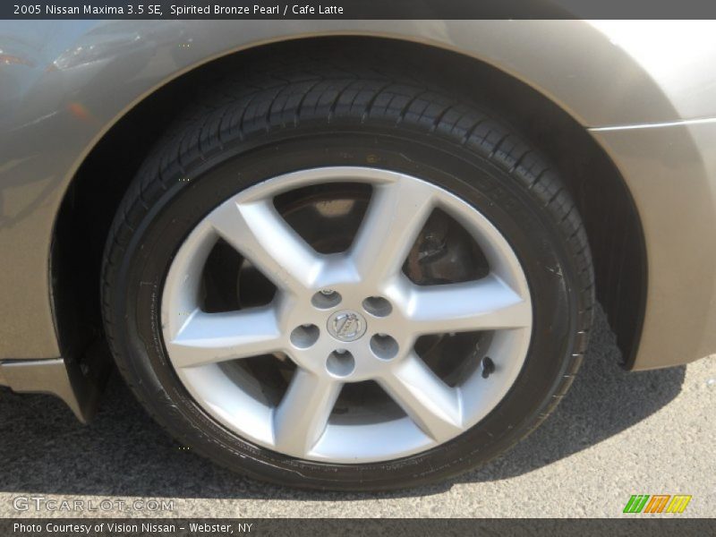 Spirited Bronze Pearl / Cafe Latte 2005 Nissan Maxima 3.5 SE