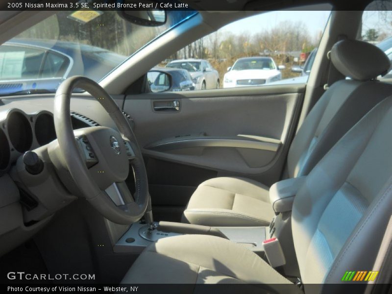 Spirited Bronze Pearl / Cafe Latte 2005 Nissan Maxima 3.5 SE