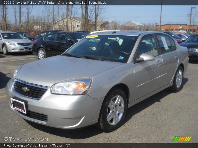 Silverstone Metallic / Ebony Black 2006 Chevrolet Malibu LT V6 Sedan