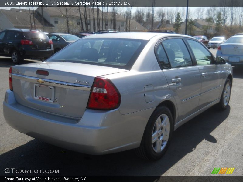 Silverstone Metallic / Ebony Black 2006 Chevrolet Malibu LT V6 Sedan
