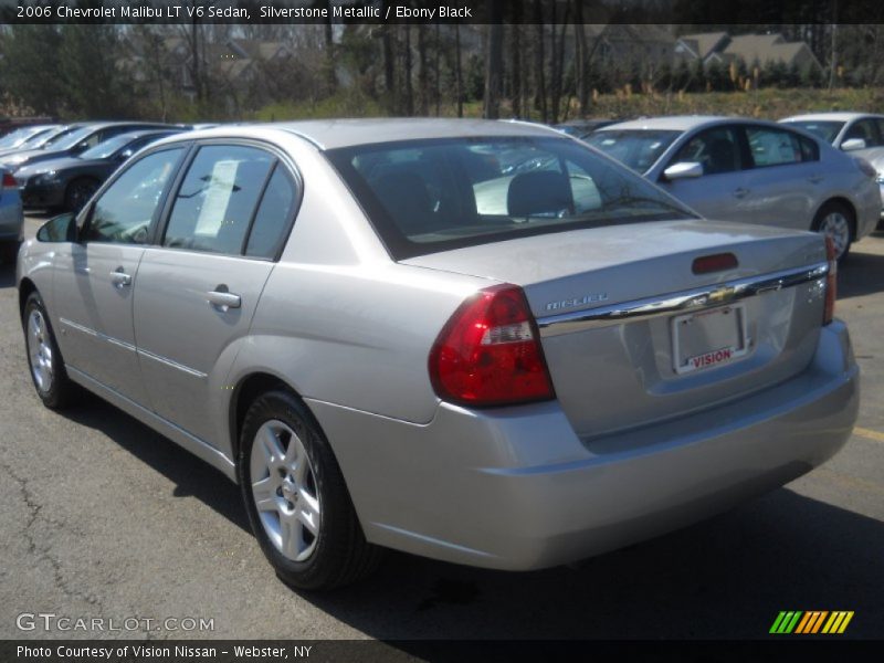 Silverstone Metallic / Ebony Black 2006 Chevrolet Malibu LT V6 Sedan