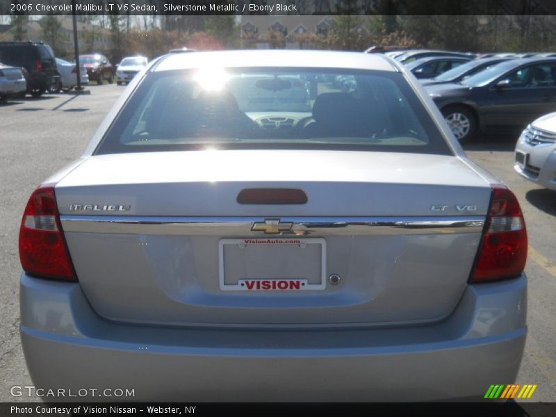 Silverstone Metallic / Ebony Black 2006 Chevrolet Malibu LT V6 Sedan