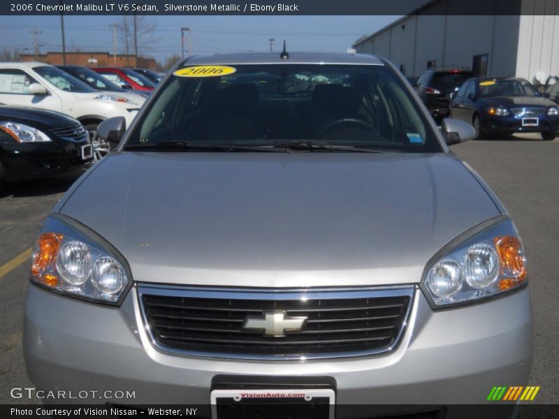 Silverstone Metallic / Ebony Black 2006 Chevrolet Malibu LT V6 Sedan
