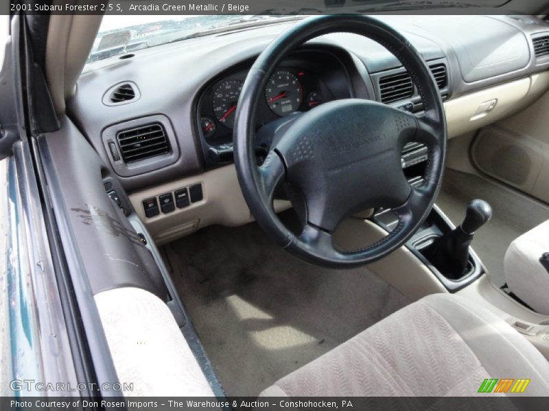  2001 Forester 2.5 S Beige Interior