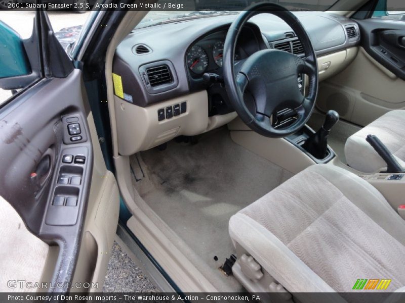  2001 Forester 2.5 S Beige Interior