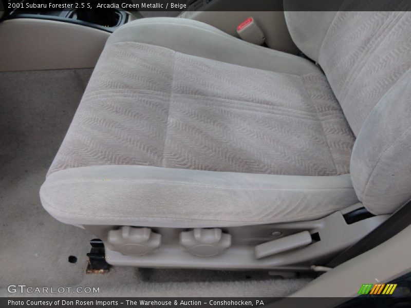 Arcadia Green Metallic / Beige 2001 Subaru Forester 2.5 S