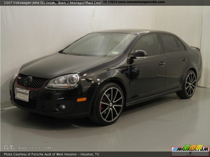 Black / Interlagos Plaid Cloth 2007 Volkswagen Jetta GLI Sedan