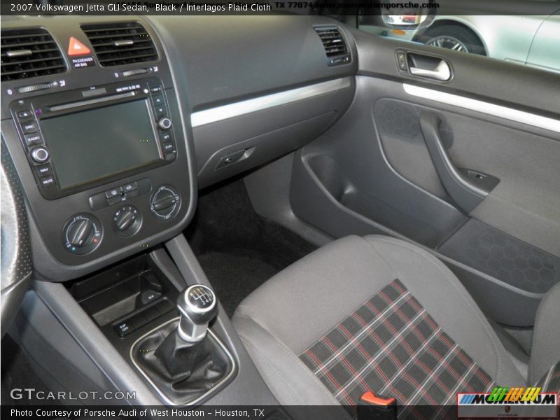 Black / Interlagos Plaid Cloth 2007 Volkswagen Jetta GLI Sedan